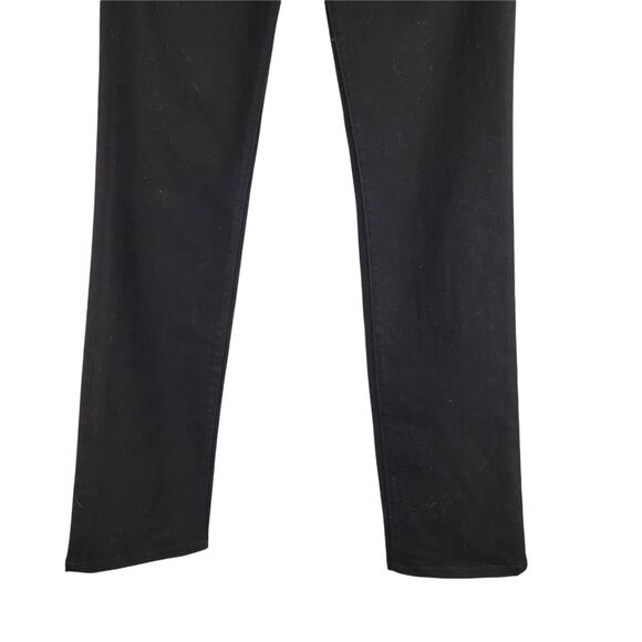 J Brand Jett Cigarette Leg Jeans Black Straight Leg Cotton Size 27 - Picture 4 of 7